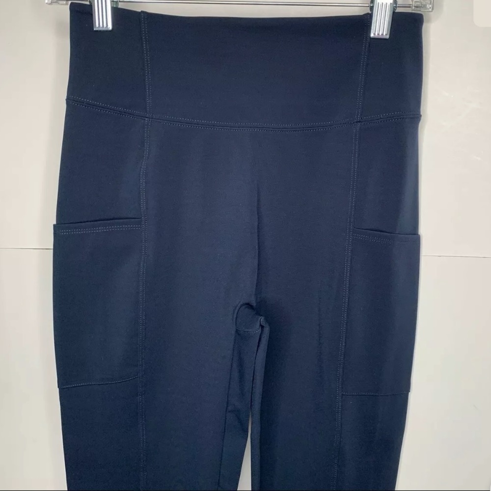 Zuda Womens Z Stretch Momentum Navy Leggings Small - Picture 4 of 9